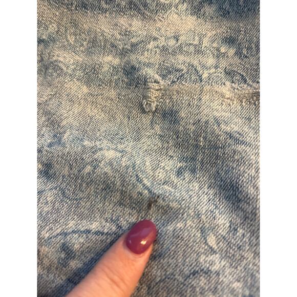 Gloria Vanderbilt Joslyn Plus 22W Denim Bermuda Shorts – Acid Wash Stretch Jean - Picture 13 of 14